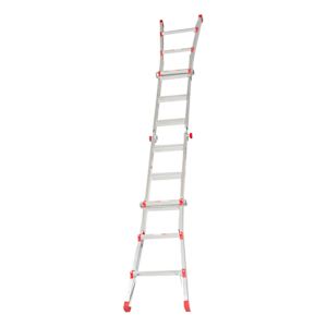Échelle-escabeau en aluminium 13 pi grade 1 NEKTRA