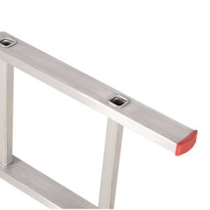 NEKTRA Heavy-Duty Aluminum Ladder 10 ft.Grade 2