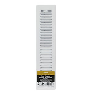 Registre de plancher 2 1/4 po x 14 po