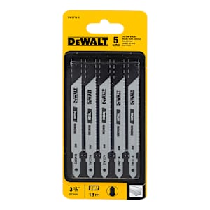 Medium Metal Jig Saw Blades 3 in. (18 TPI) Pkg/5