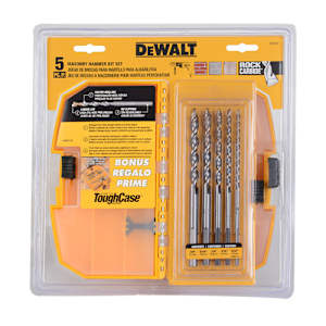 DEWALT 5-Pc. Masonry Hammer Bit Set