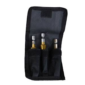 3-Pc. Step Drill Bit Set