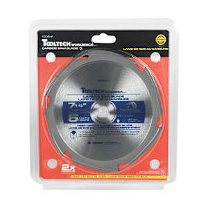 Lame de scie circulaire pour fibrociment 7 1/4 po 6 dents
