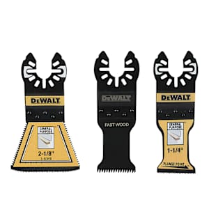 DEWALT Oscillating Plunge Cut Blades 1-1/4 in. Set/3