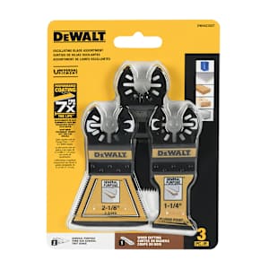 DEWALT Oscillating Plunge Cut Blades 1-1/4 in. Set/3