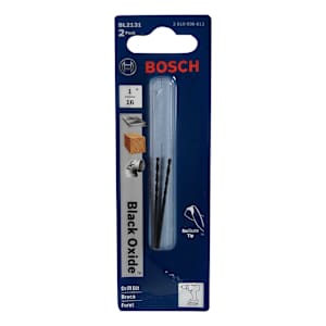 Steel Drill Bit 1/16 in. Pkg/2