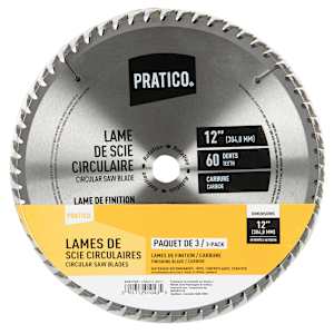 Finishing Circular Saw Blades 12 in. (60 Teeth) Pkg/3