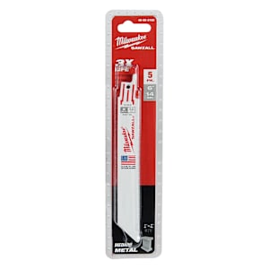 MILWAUKEE Metal Reciprocating Saw Blades 6 in. / 14 TPI Pkg/5