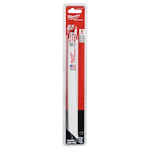 MILWAUKEE Metal Reciprocating Saw Blades 9 in. / 14 TPI Pkg/5