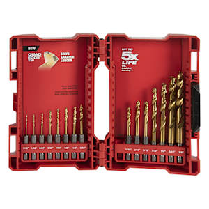 MILWAUKEE Titanium 14-Pc. Drill Bit Set