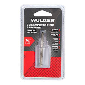 WULKEN Diamond Hole Saw 1/4 in.