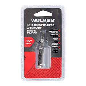 WULKEN Diamond Hole Saw 3/8 in.