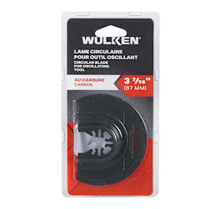 WULKEN Carbide Circular Blade for Oscillating Tool 3 7/16 in.