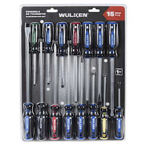 WULKEN Screwdriver Set 15-Piece