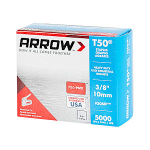 T50 Staples 3/8 in. Pkg/5000