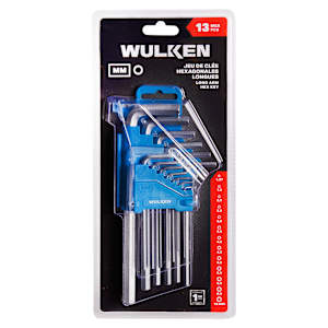 WULKEN 13-Piece Metric Hex Key Set