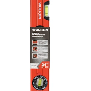 Niveau en aluminium 24 po WULKEN