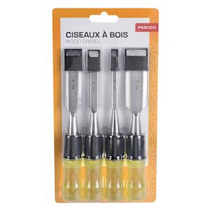 Ensemble de 4 ciseaux à bois