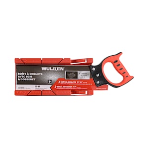 WULKEN Mitre Box and Backsaw 14 in.