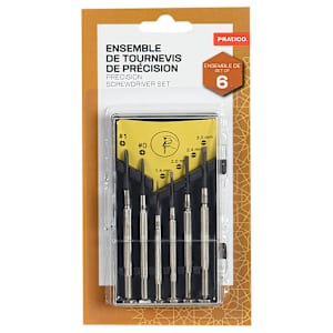 Ensemble de 6 tournevis de précision