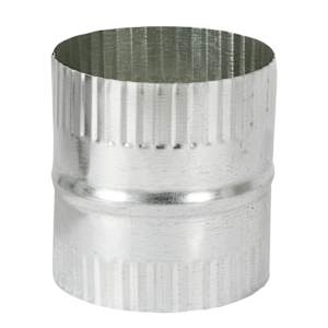 Galvanized Male Coupler 4 in.