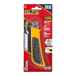 Sturdy Snap-Off Utility Knife (L-2) - 18 mm