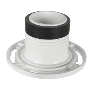 Bride de toilette d'insertion PVC Twist-n-Set 4 po