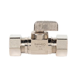 Straight Chrome Valve 5/8 in. Comp
