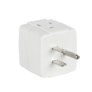 3-Outlet Wall Adapter White