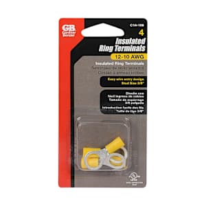 Ring Terminals Pkg/4 Yellow