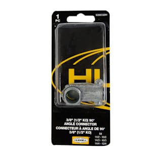 HUBBEL Angle Outlet Box Connector 3/8 in