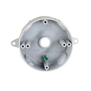 Boîte électrique ronde pour l'extérieur 1 1/2 po