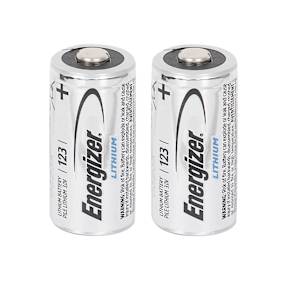 Piles Energizer 123, 3 V Pqt/2