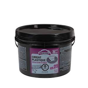 Wet Surface Black Plastic Cement 4 kg