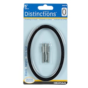 Distinction Number 0 Zinc Black 5 in.
