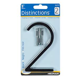 Distinction Number 2 Zinc Black 5 in.