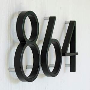 Distinction Number 3 Zinc Black 5 in.