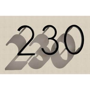 Distinction Number 3 Zinc Black 5 in.