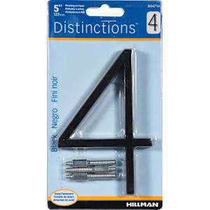 Distinction Number 4 Zinc Black 5 in.
