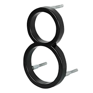 Distinction Number 8 Zinc Black 5 in.