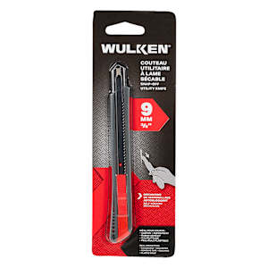 Couteau utilitaire à lame sécable WULKEN