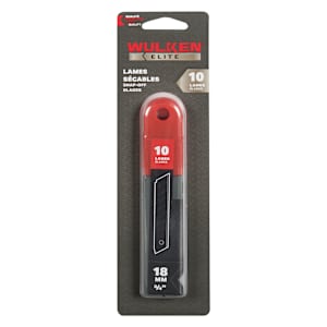 WULKEN Snap-Off Utility Knife Blades 18 mm Pkg/10