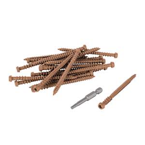 Trex Cap-Tor Decking Screws Saddle 2 3/4 in Pkg/100