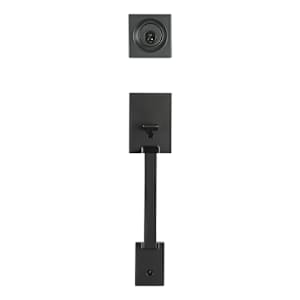 Amador Entry Key Handleset Door Black