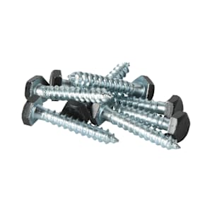 Black Lag Screw 1/4 in. x 1 1/2 in. Pkg/8