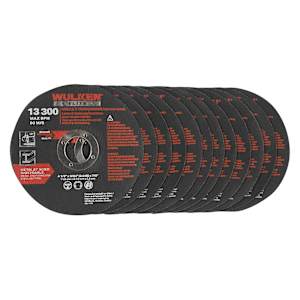 WULKEN ELITE Grinder Cutting Wheels 4 1/2 in. Pkg/12