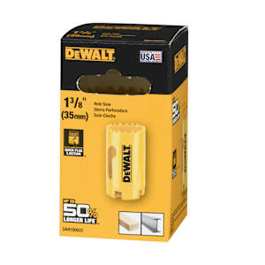 Scie emporte-pièce bimétal 1 3/8 po DEWALT