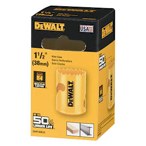 Scie emporte-pièce bimétal 1 1/2 po DEWALT