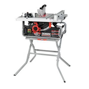 Banc de scie 10 po avec support pliable