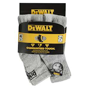 DEWALT Work Socks Large Pkg/4